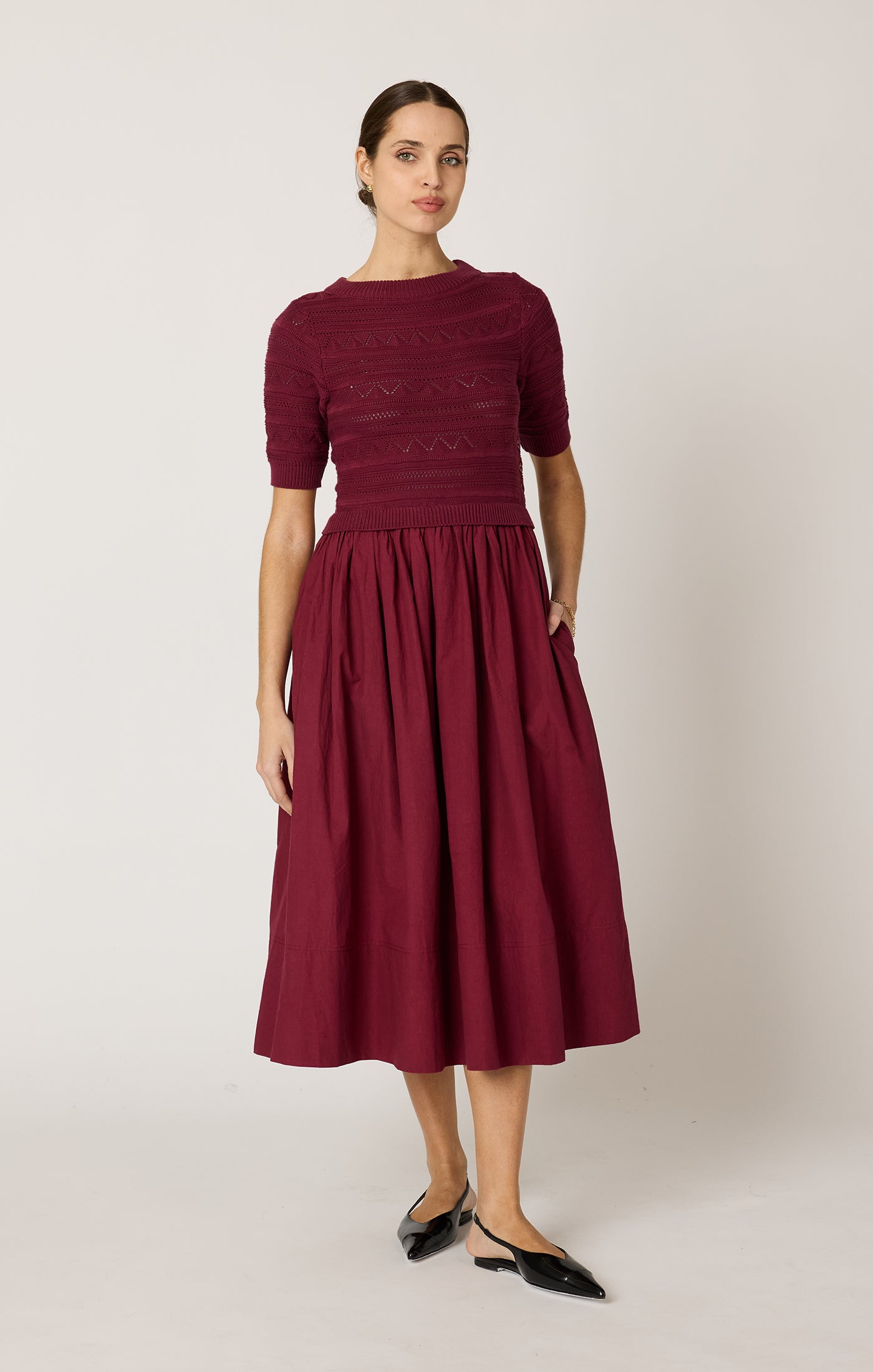 Cleobella Ava Midi Dress- Zinfandel-***FINAL SALE*** Hand In Pocket Cleobella Ava Midi Dress- Zinfandel-***FINAL SALE*** Hand In Pocket