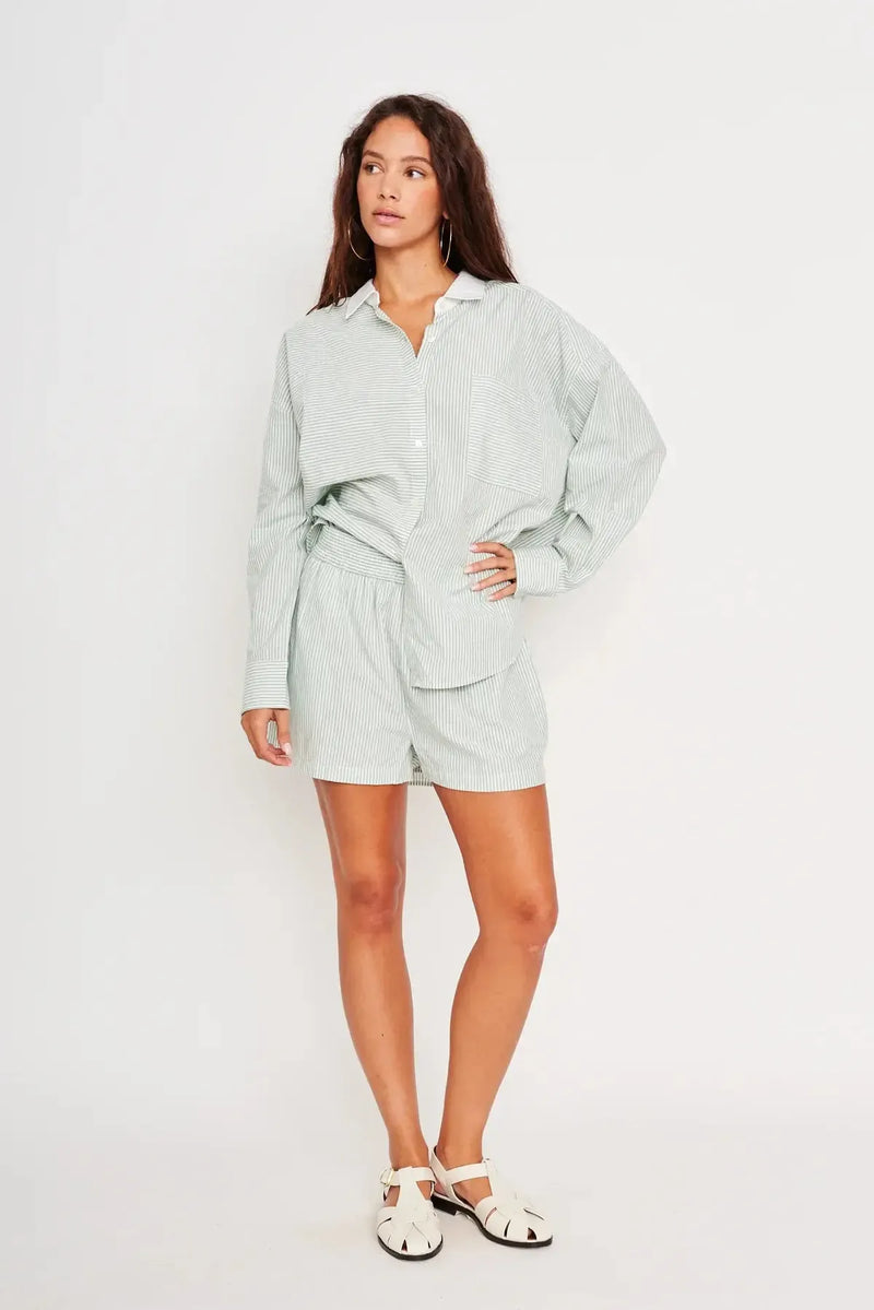 DRA Benson Short - Mint-Hand In Pocket