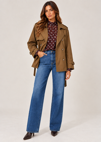 THML Faye Polka Dot Top - Brown