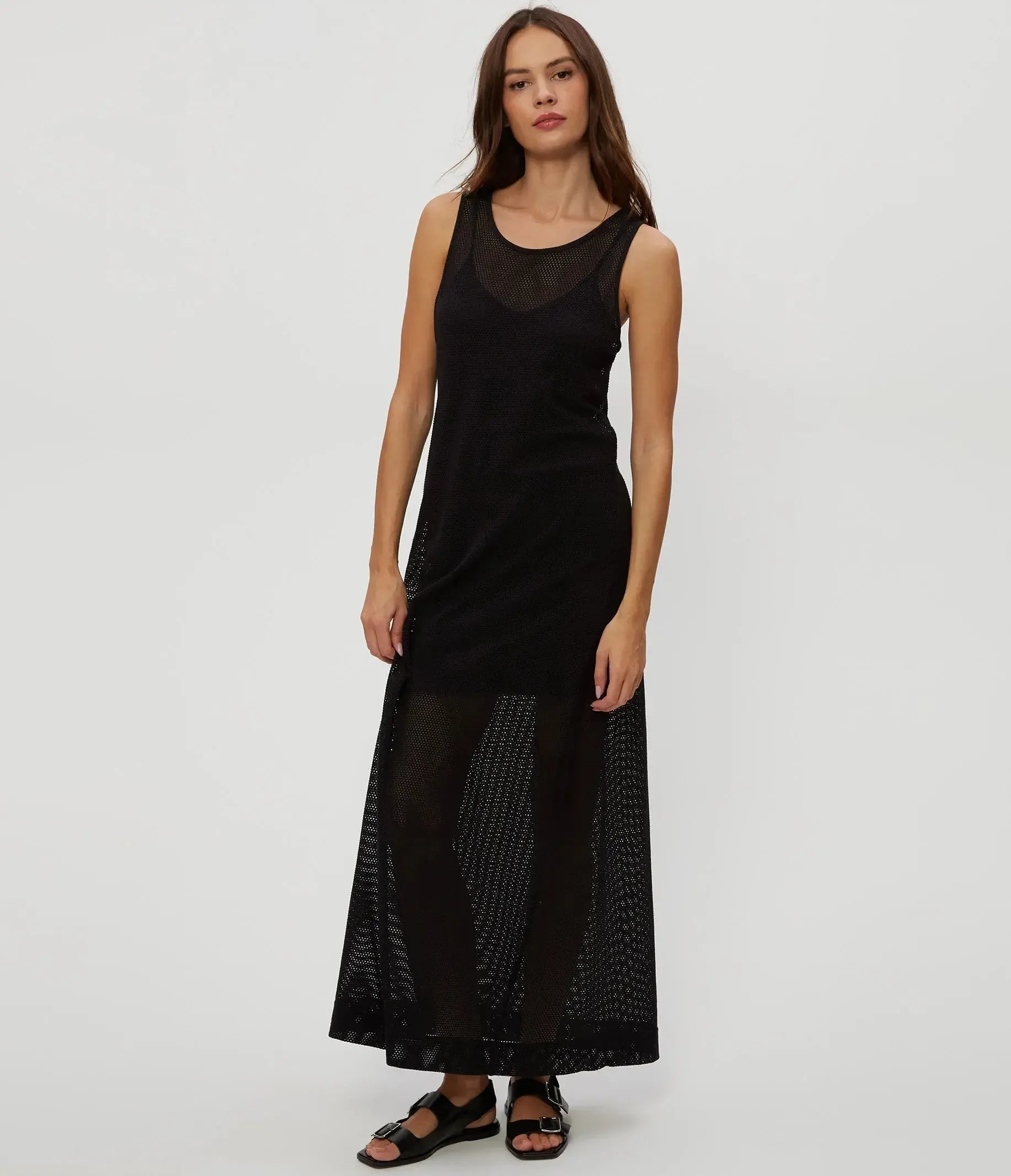 Michael Stars Julianna Maxi Dress- Black Hand In Pocket Michael Stars Julianna Maxi Dress- Black Hand In Pocket