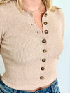 Connor Cardigan and Cami Set - Khaki-Hand In Pocket