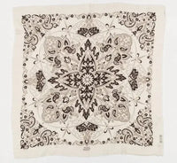 Colette Scarf Bandana - Ecru Black Grey-Hand In Pocket
