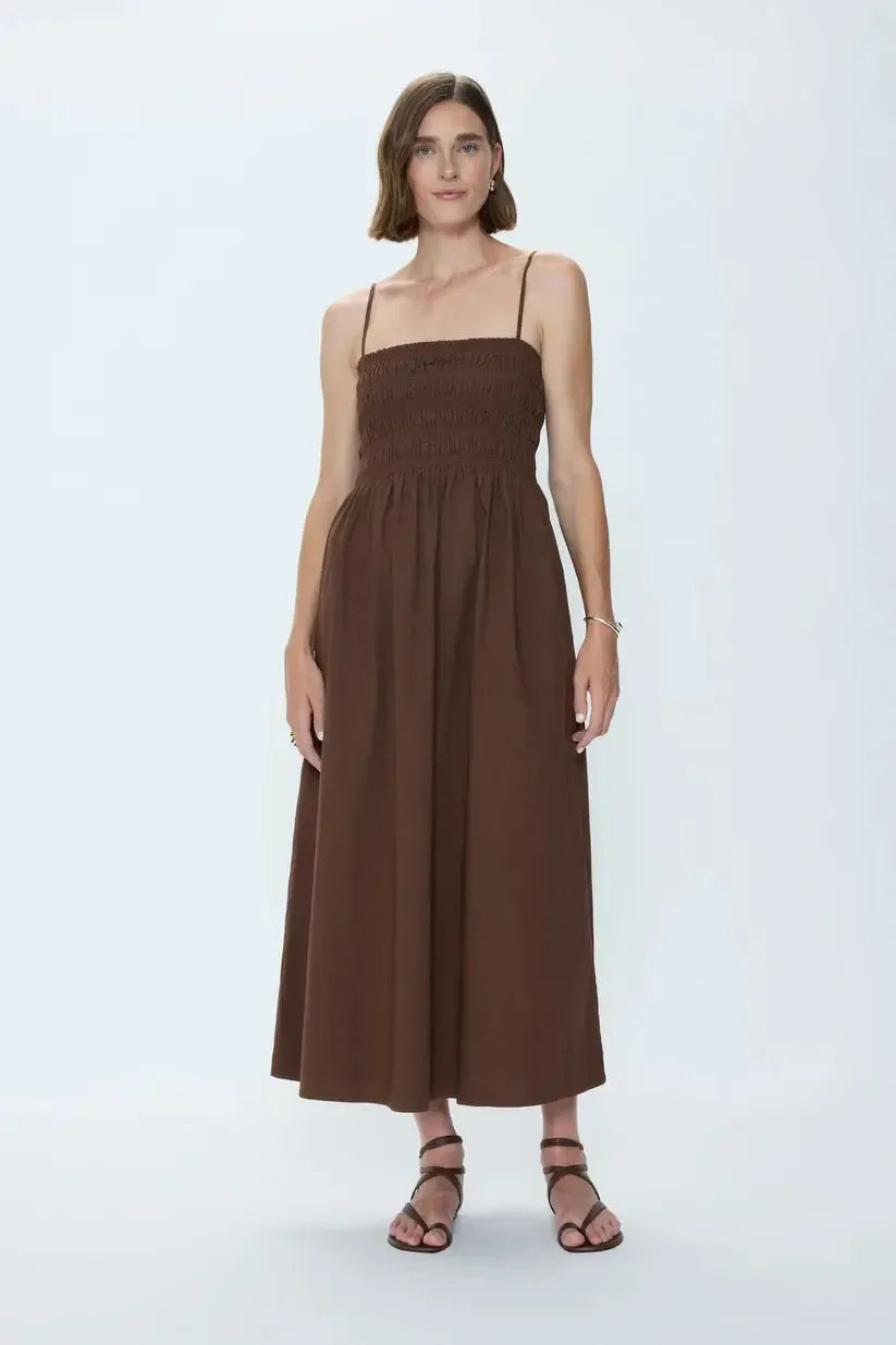 Pistola Bianca Dress - Bruna-Hand In Pocket