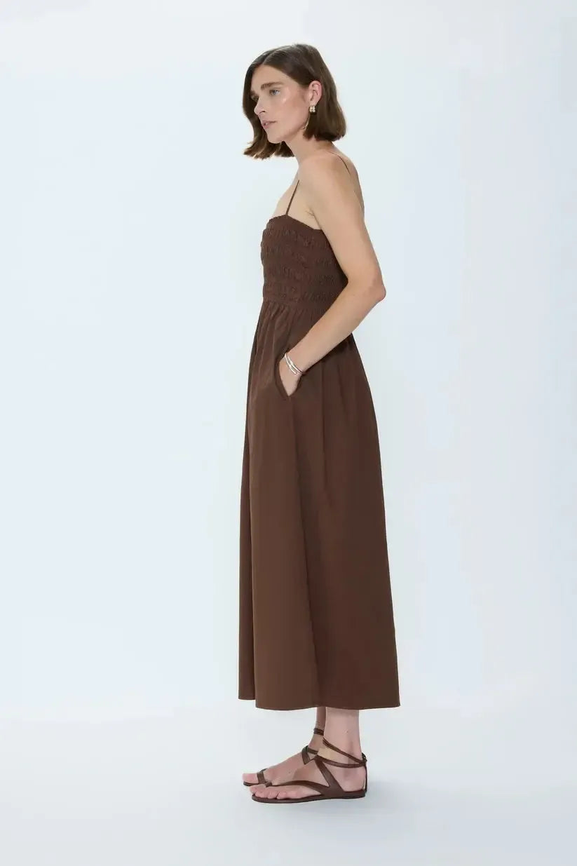 Pistola Bianca Dress - Bruna-Hand In Pocket