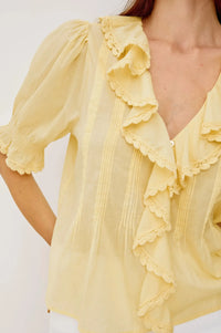 Rails Bloom Shirt - Sunshine-Hand In Pocket
