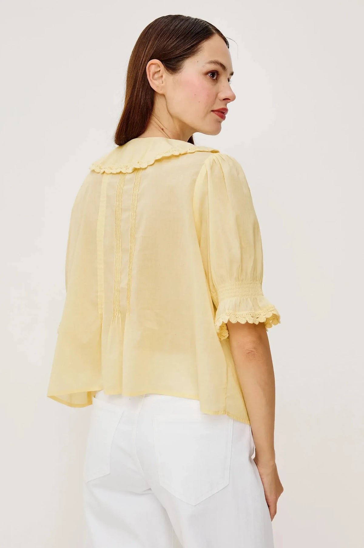 Rails Bloom Shirt - Sunshine-Hand In Pocket