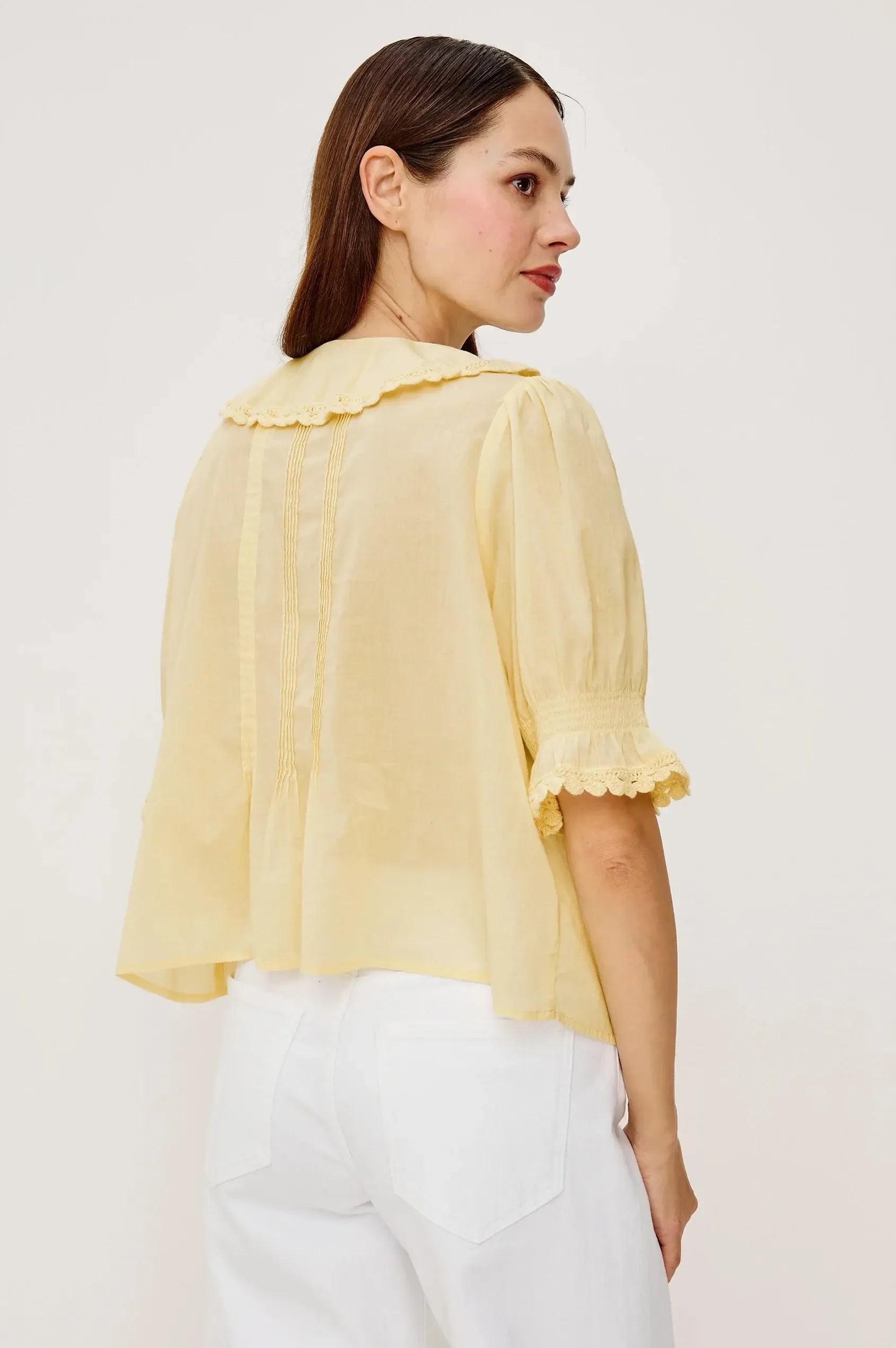Rails Bloom Shirt - Sunshine-Hand In Pocket