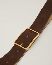 B-Low The Belt Milla Suede -Chocolate/Gold-Hand In Pocket