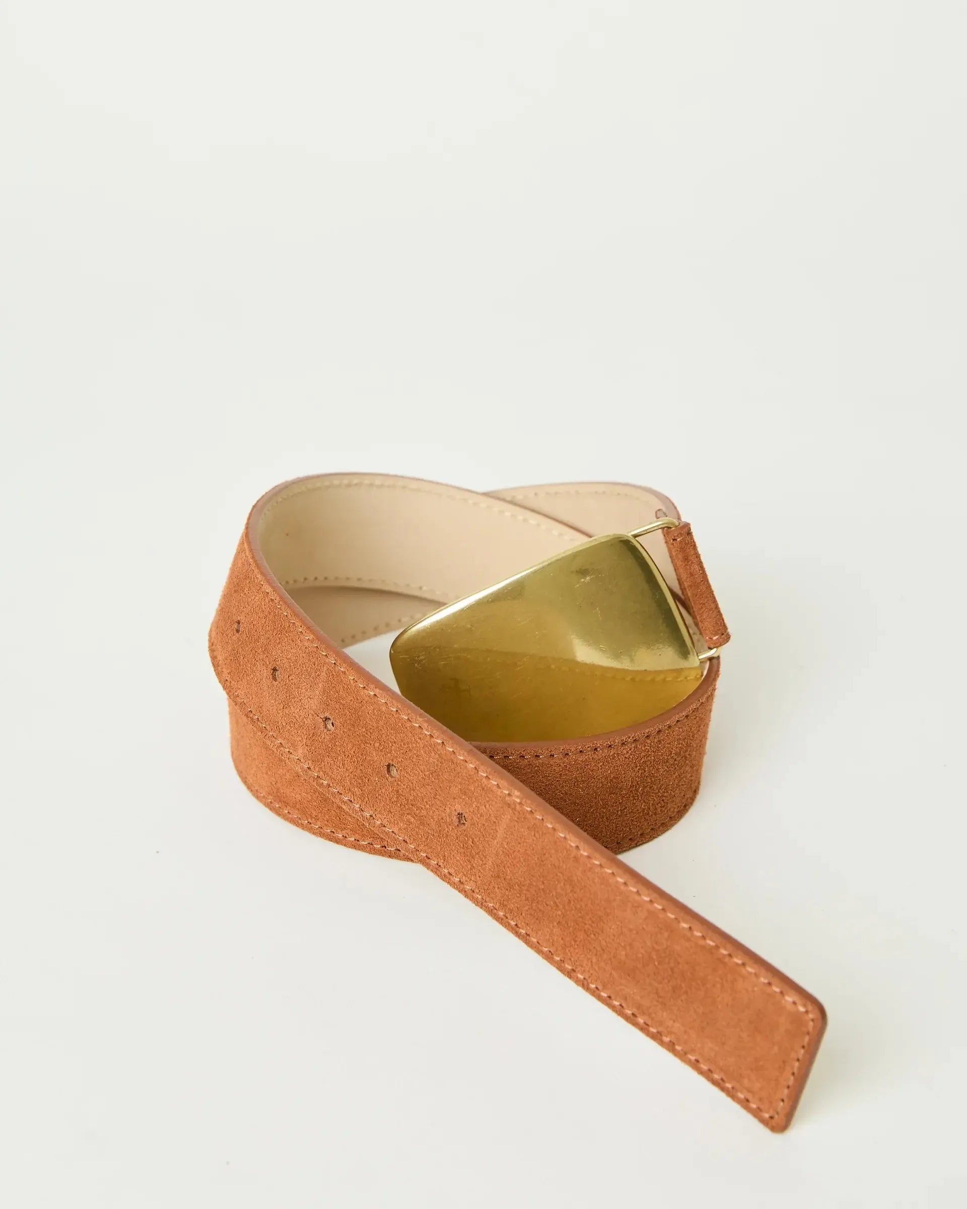 B-Low The Belt Leighton Suede - Cognac Brass-Hand In Pocket