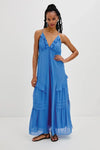 Rails Boa Dress- French Blue-Hand In Pocket