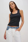 Rails Bobbie Tank- Black-Hand In Pocket