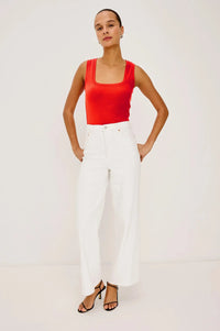Rails Bobbie Tank - Cherry-Hand In Pocket