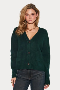 John & Jenn Braxton Cardigan - Foilage-Hand In Pocket