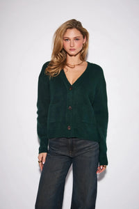 John & Jenn Braxton Cardigan - Foilage-Hand In Pocket