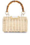 BTB Mason Bamboo Clutch- Natural