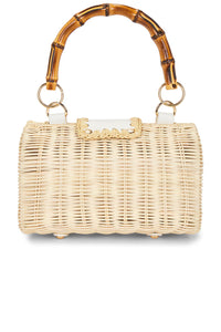BTB Mason Bamboo Clutch- Natural