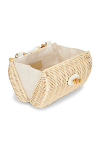 BTB Mason Bamboo Clutch- Natural