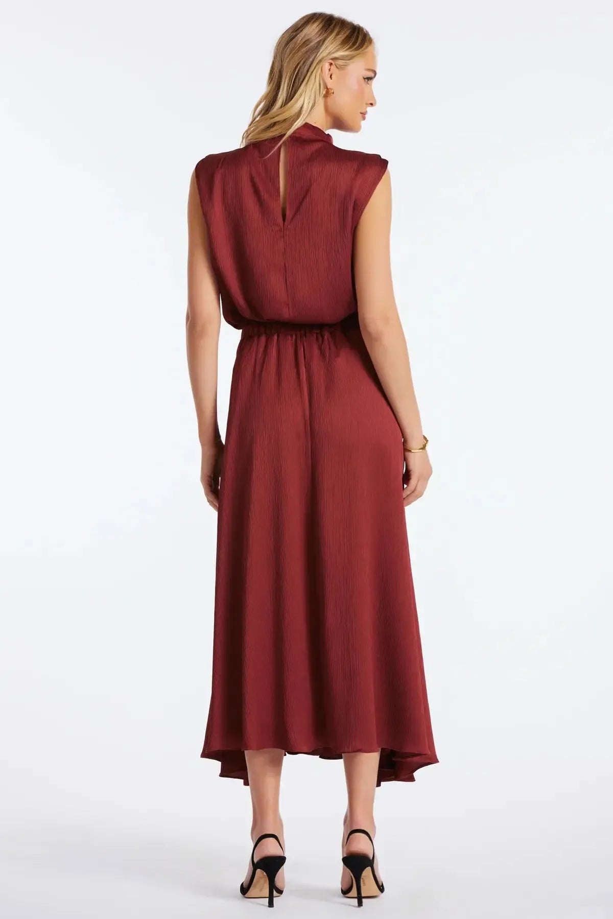 Bishop + Young Micro Plisse Skirt- Sienna-Hand In Pocket