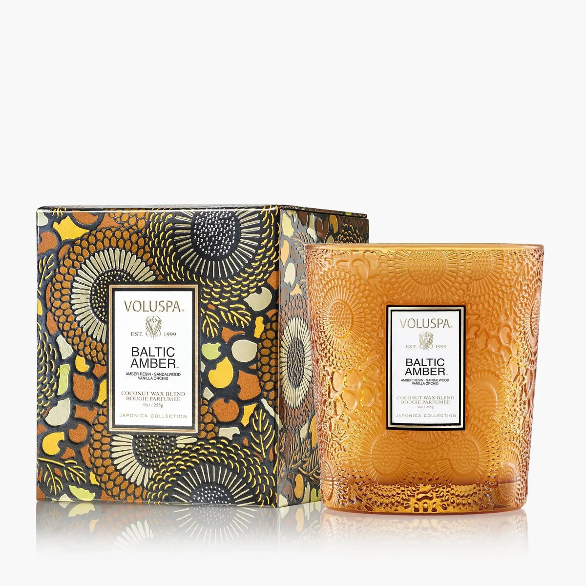 Voluspa 9oz Classic Candle - Baltic Amber-Hand In Pocket