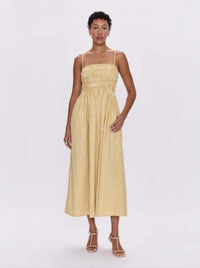 Pistola Bianca Dress - Beach Sand-Hand In Pocket