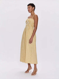 Pistola Bianca Dress - Beach Sand-Hand In Pocket
