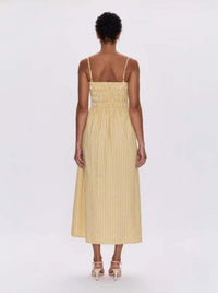 Pistola Bianca Dress - Beach Sand-Hand In Pocket