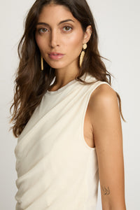 Caballero Devi Top - Cream-Hand In Pocket