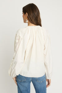 Caballero Miki Top - White-Hand In Pocket