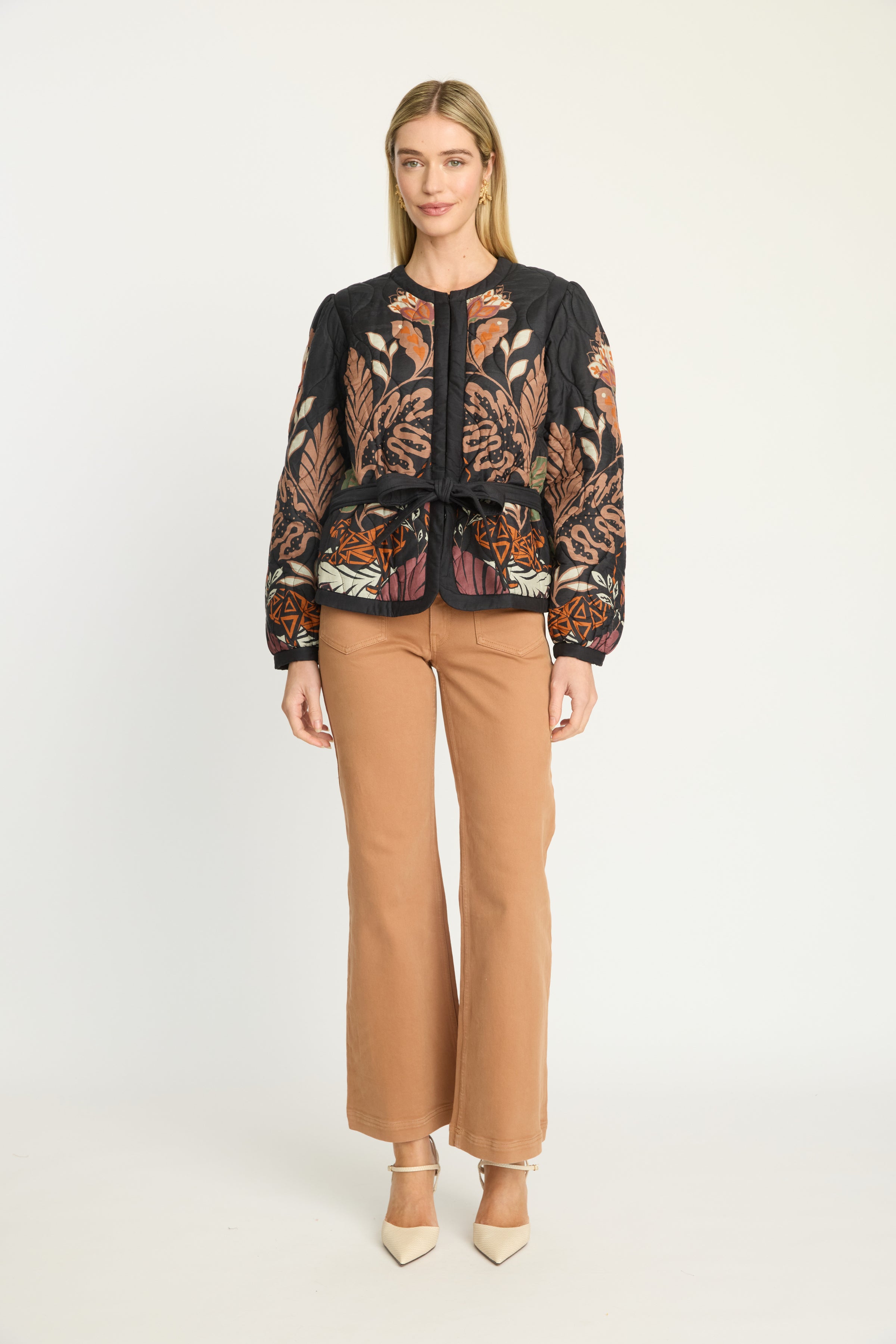 Caballero Ember Reversible Jacket - Crouching Cheetah Black-Hand In Pocket