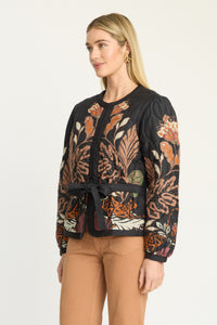 Caballero Ember Reversible Jacket - Crouching Cheetah Black-Hand In Pocket