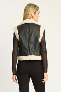 Caballero Cove Vest - Cream/Black-Hand In Pocket