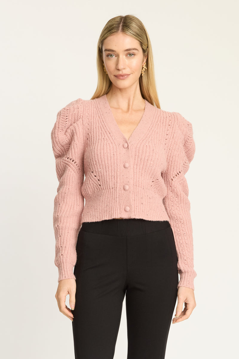 Caballero Audra Sweater - Blush-Hand In Pocket