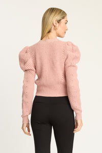 Caballero Audra Sweater - Blush-Hand In Pocket