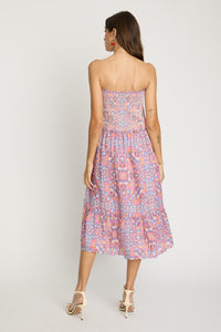 Caballero Chablis Skirt - Petal Tapestry-Hand In Pocket