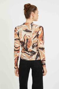 Caballero Marta Top- Bushveld Haze-Hand In Pocket