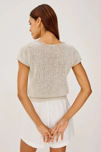 Rails Cady T-Shirt - Stone-Hand In Pocket