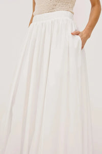 Rails Cala Skirt - White-Hand In Pocket