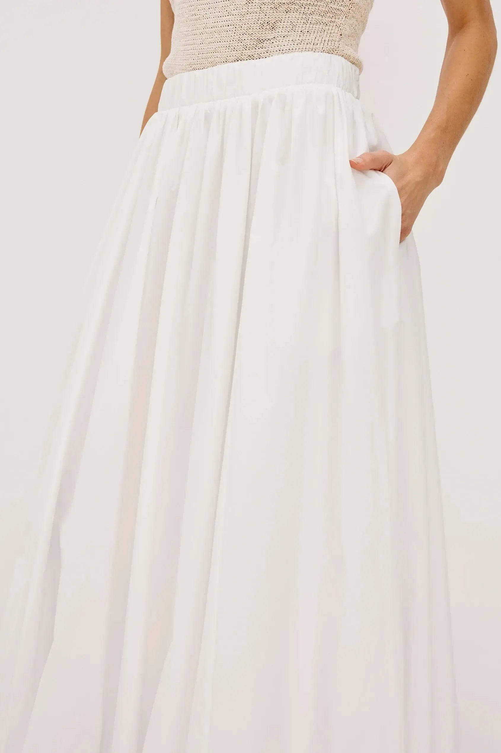 Rails Cala Skirt - White-Hand In Pocket