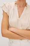 Rails Calista Top- Ivory-Hand In Pocket