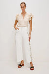 Rails Calista Top- Ivory-Hand In Pocket