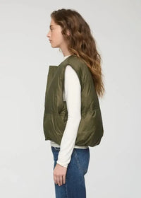 Pistola Catarina Puffer Vest - Ivy-Hand In Pocket
