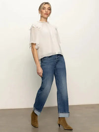 Sanctuary Deja Vu Blouse - Light Oat-Hand In Pocket
