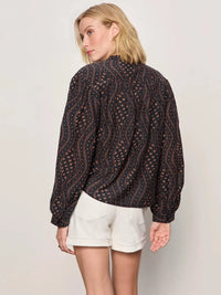 Sanctuary Joyride Relaxed Volume Blouse - Rhythmic-Hand In Pocket