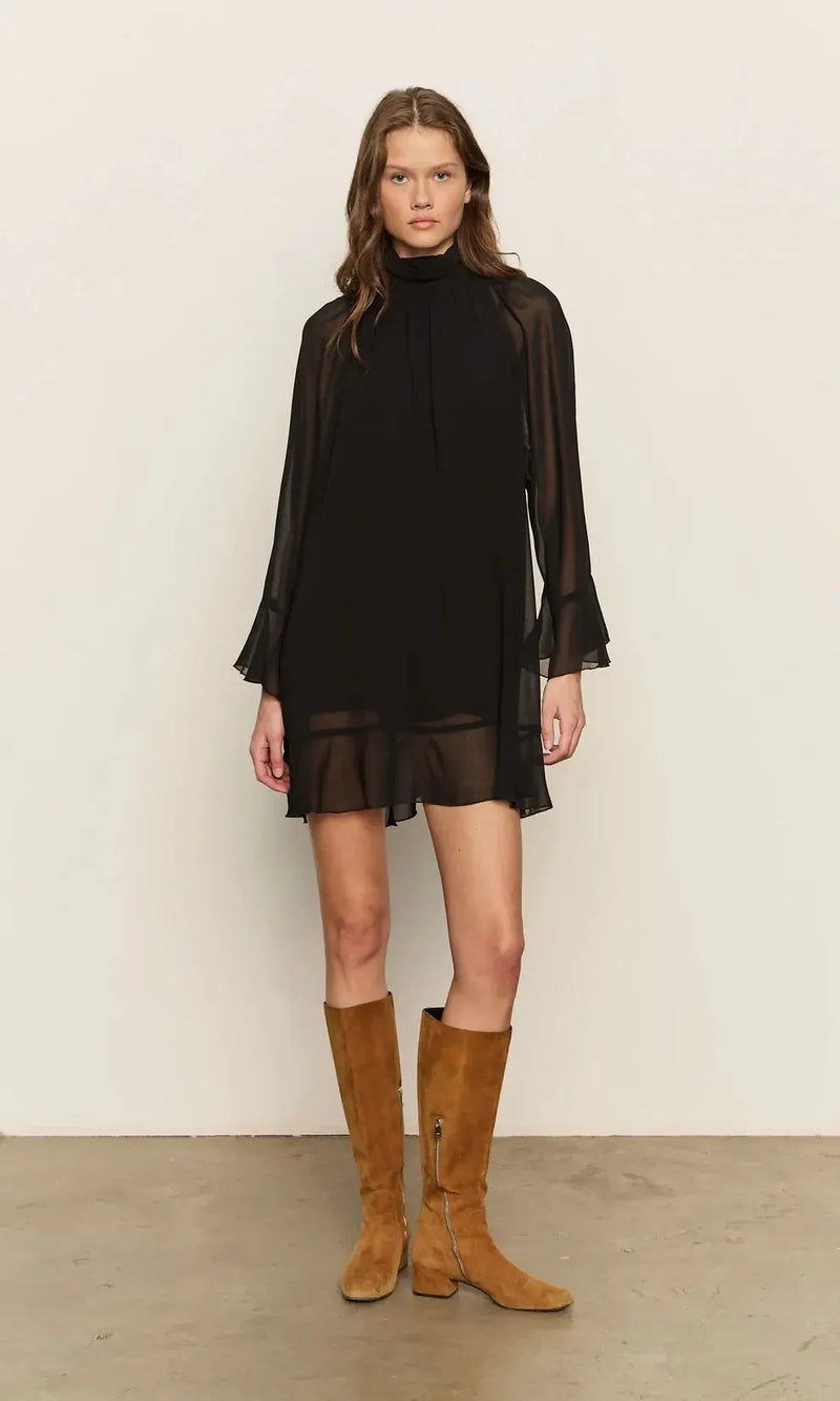Sanctuary Soulmate Mini Dress - Black-Hand In Pocket