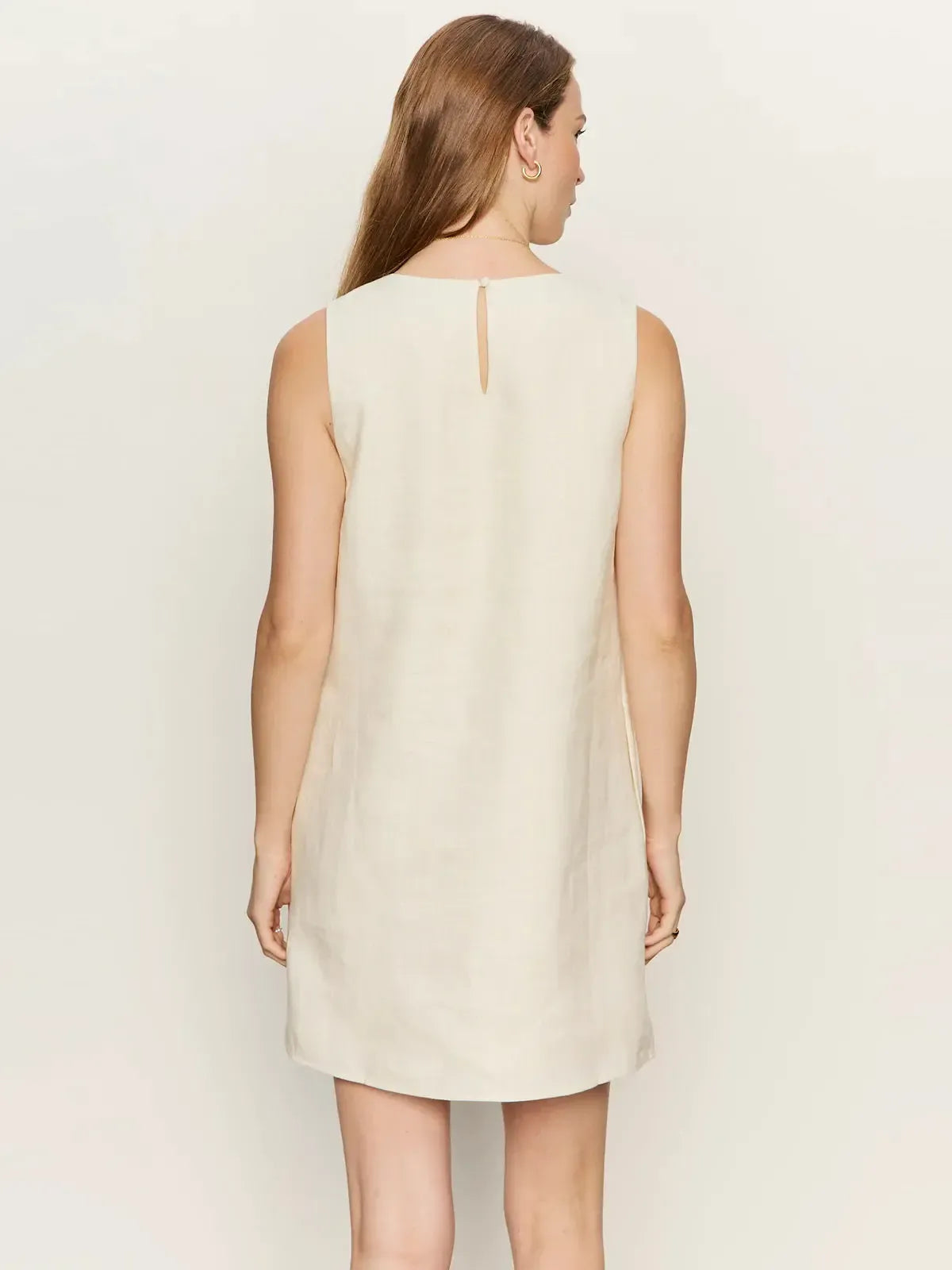 Sanctuary Way To Be Linen Dress - Palmetta-Hand In Pocket