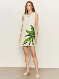 Sanctuary Way To Be Linen Dress - Palmetta-Hand In Pocket