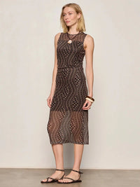Sanctuary Desire More Mesh Cinch Dress - Rhythmic-Hand In Pocket