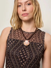 Sanctuary Desire More Mesh Cinch Dress - Rhythmic-Hand In Pocket