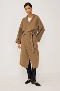 Rails Celeste Wrap Coat - Camel-Hand In Pocket