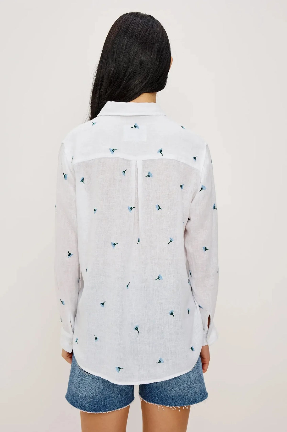 Rails Charli Button Up - Bluebell Carnations-Hand In Pocket